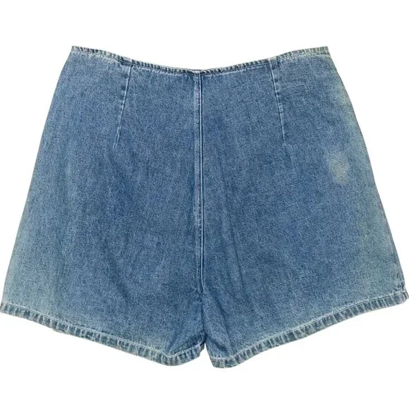 Vintage Y2K No Excuses Denim Jean Skort Size 9/10 - Picture 4 of 7